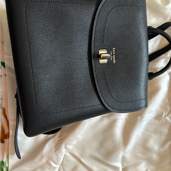 Kate Spade Black Textured Backpack - Picture 4 of 4